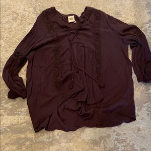 Knox rose tunic in plum-perfect for fall!
